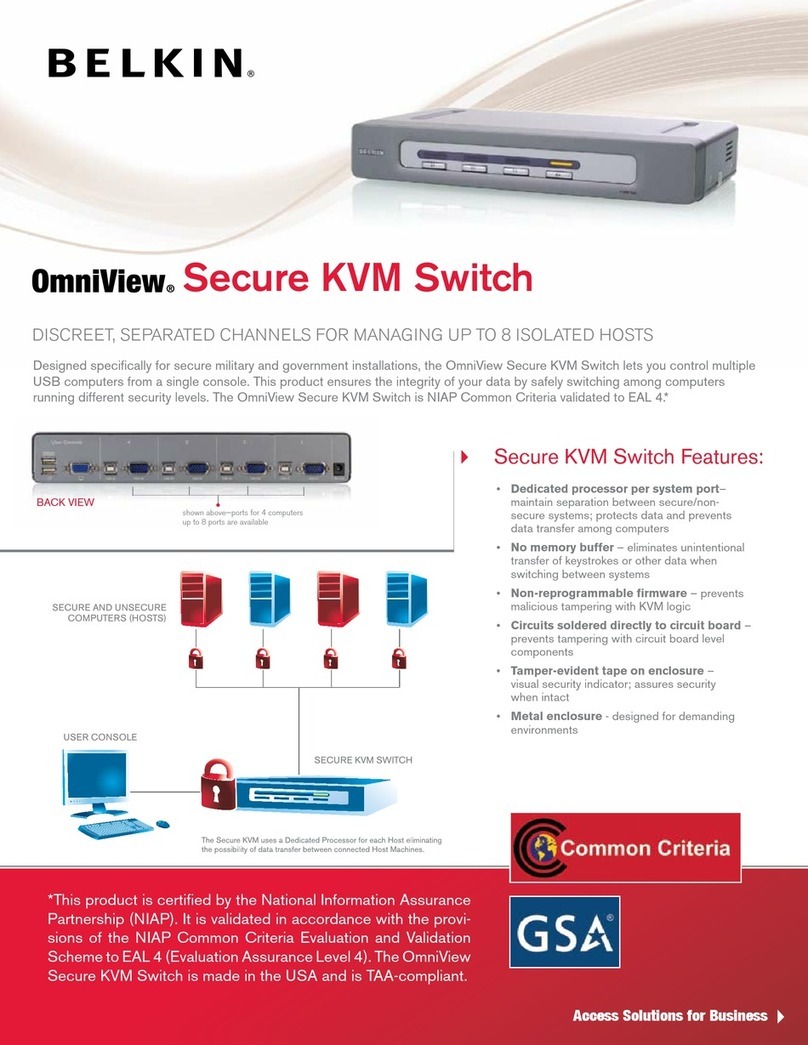 Belkin OmniView User manual Belkin OmniView User manual