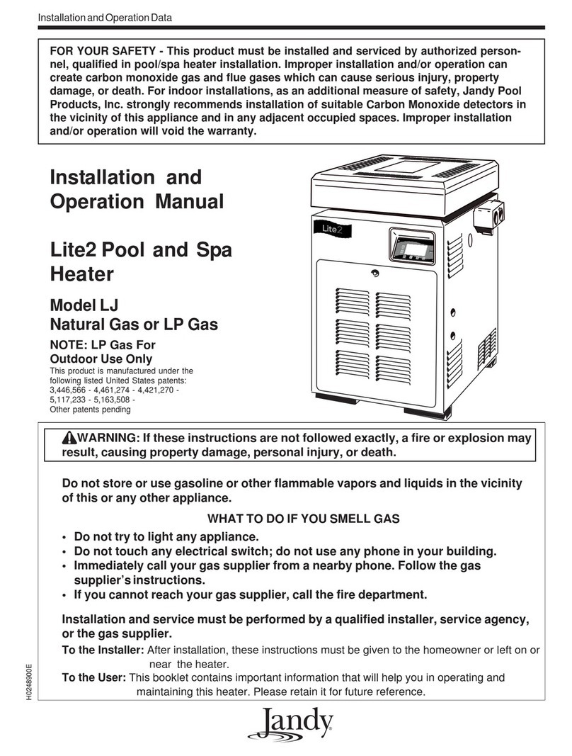 Jandy LJ User manual