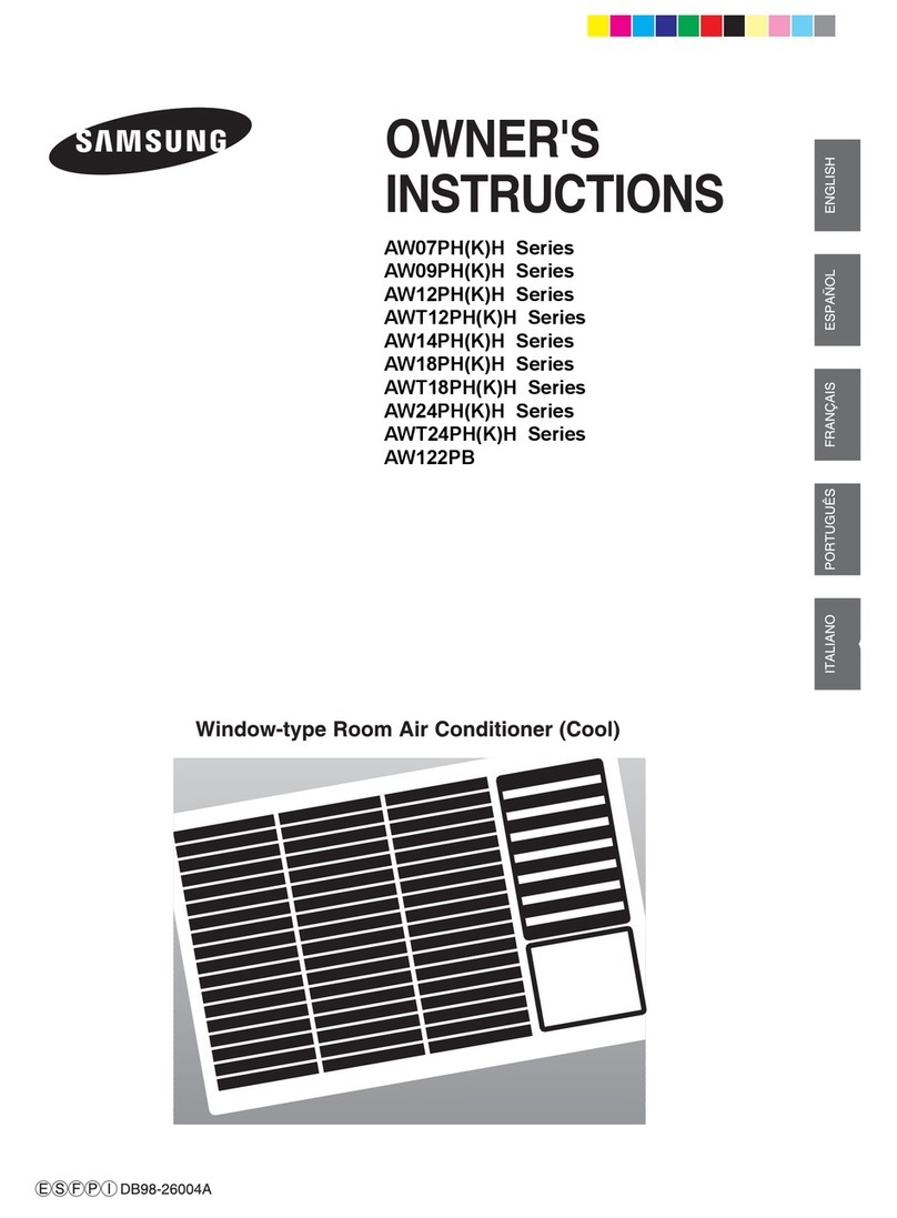 Samsung AW07PH(K)H Series User manual