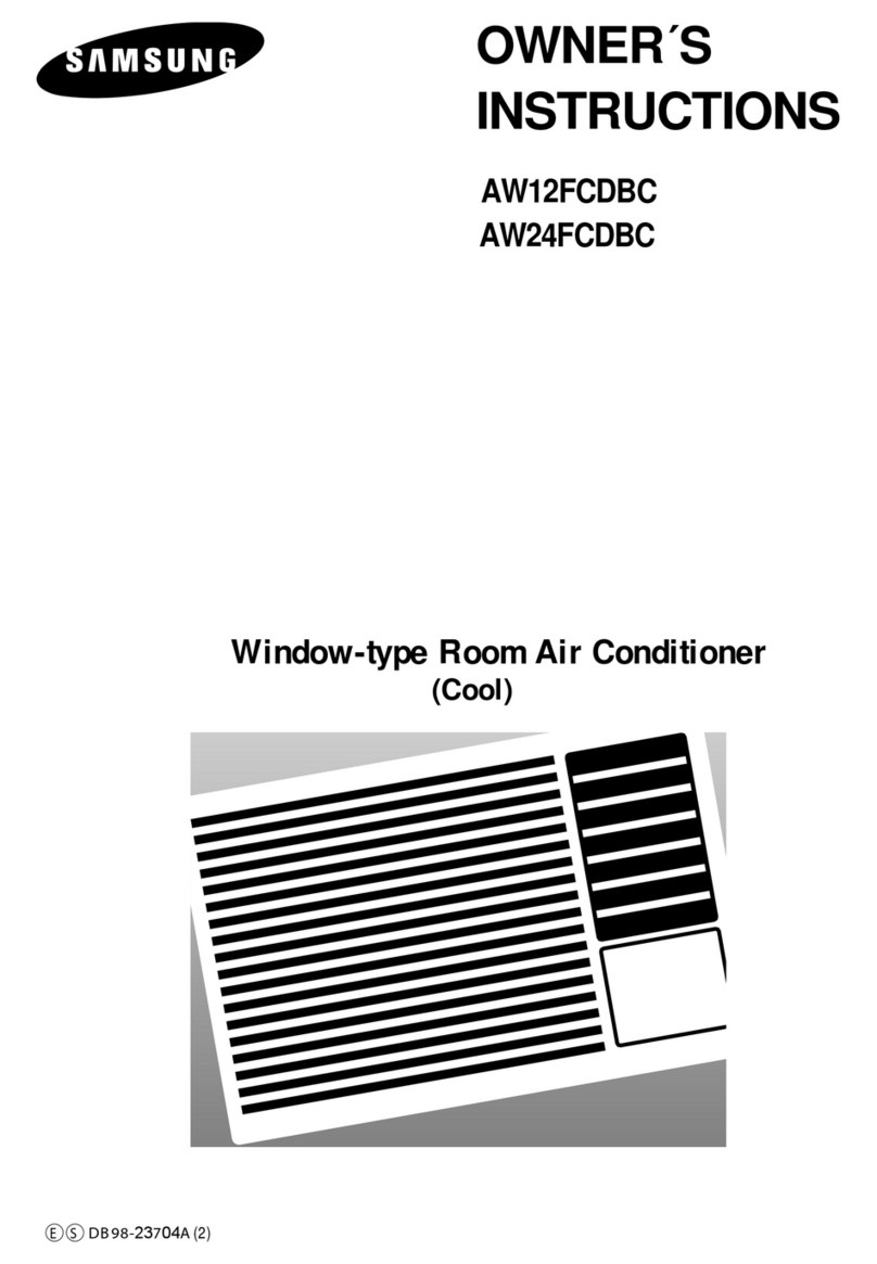 Samsung AW12FCDBC Owner's instructions