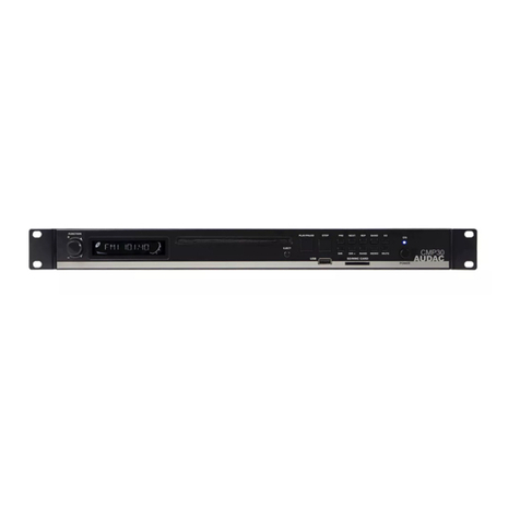 AUDAC CMP30 Installation and operating instructions