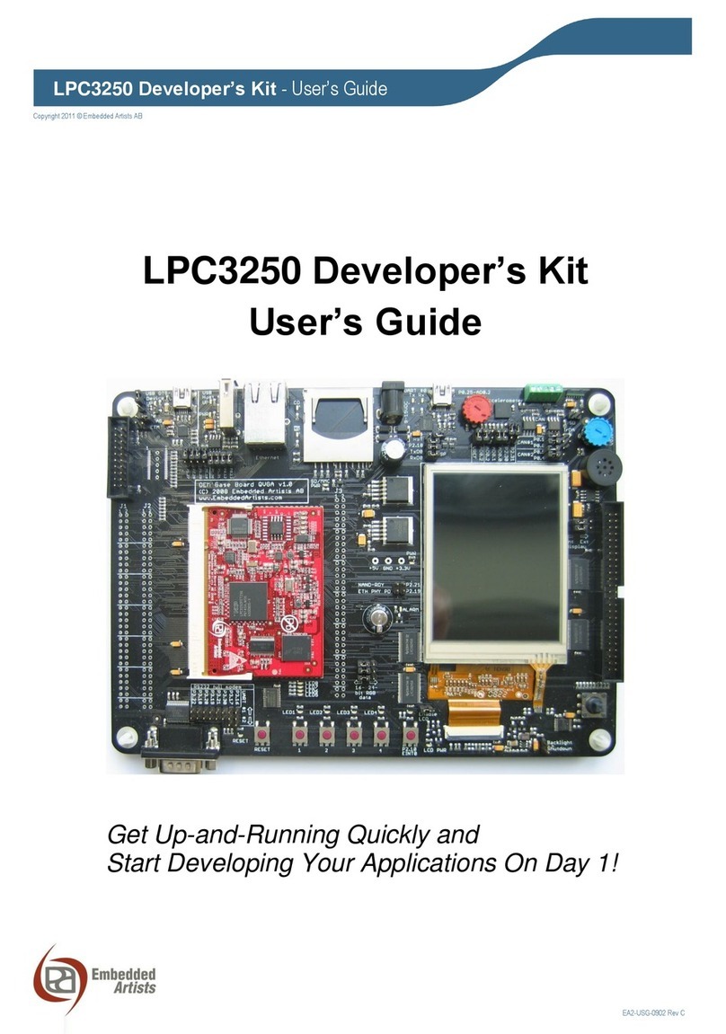 Embedded Artists LPC3250 User manual