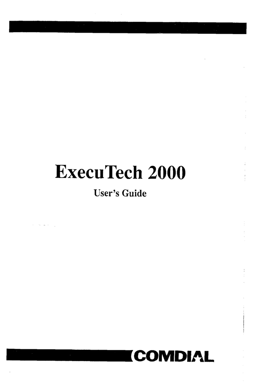 Comdial E34PT User manual Comdial E34PT User manual