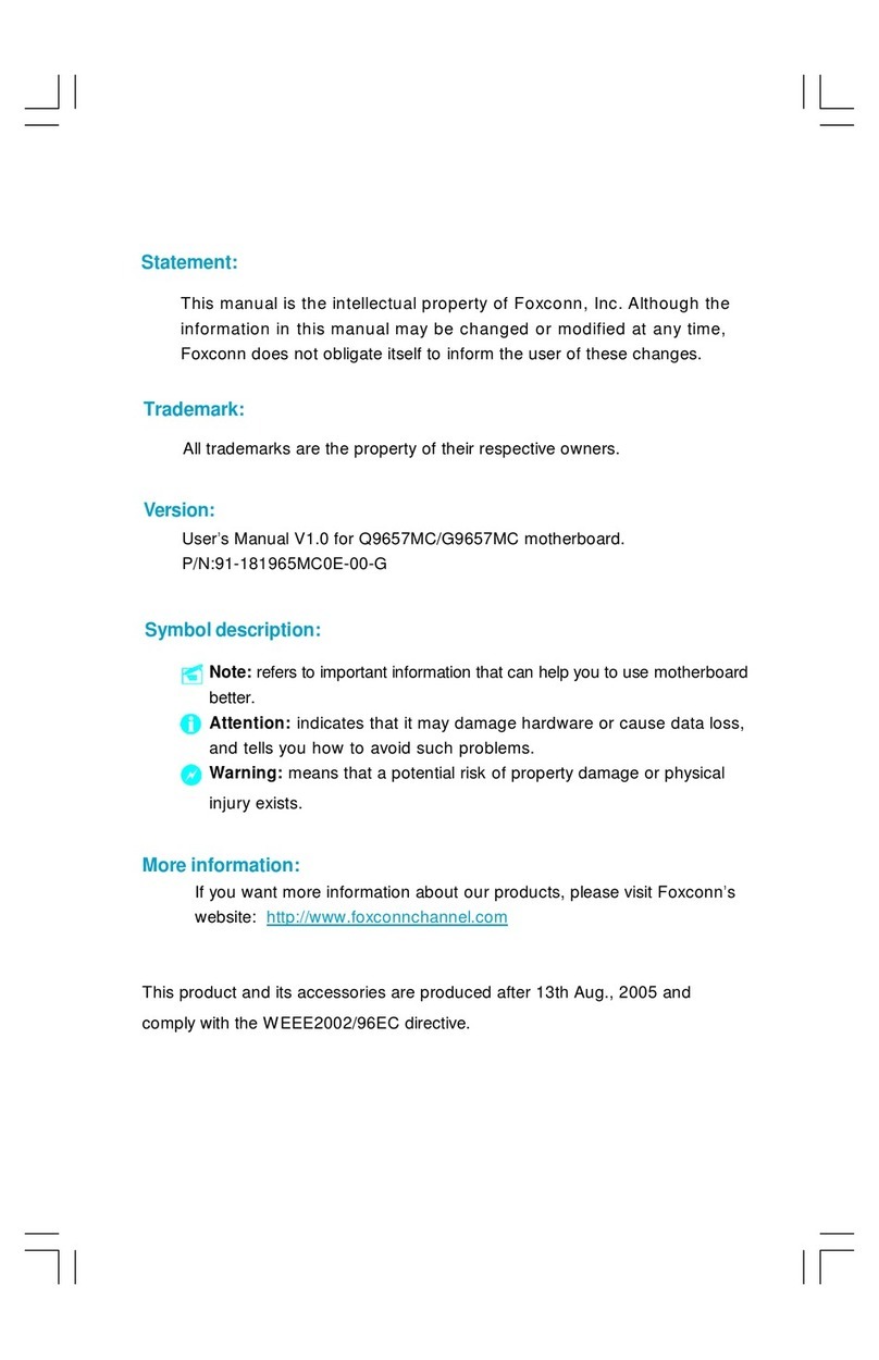 Foxconn Q9657MC User manual