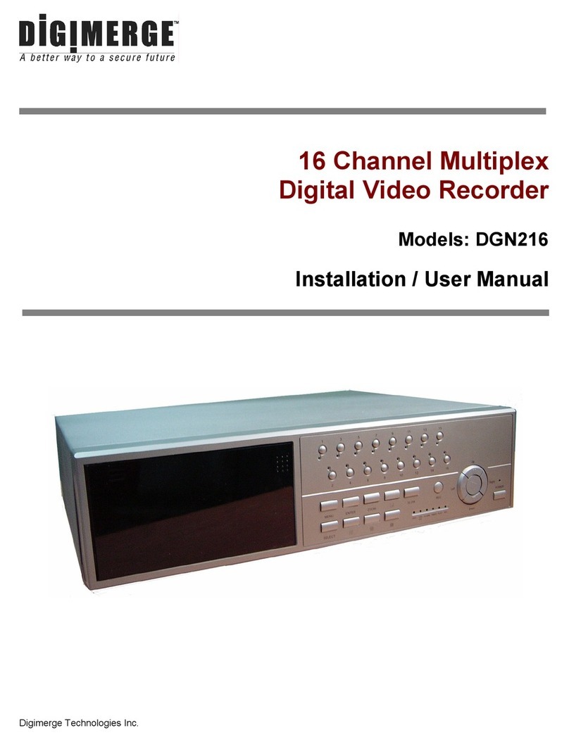 Digimerge DGN216 Installation & user manual