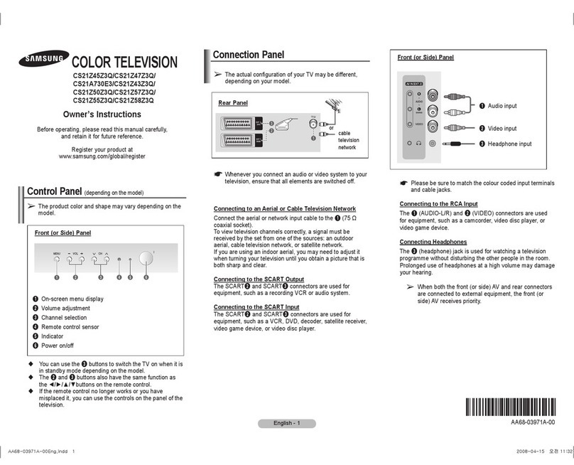 Samsung CS21Z45Z3Q User manual