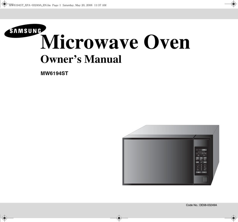 Samsung MW6174ST User manual
