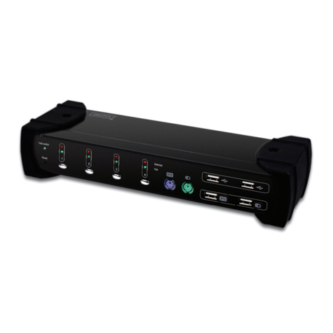 Digitus Desktop 4-PortAudio-Combo-KVM Switch User manual