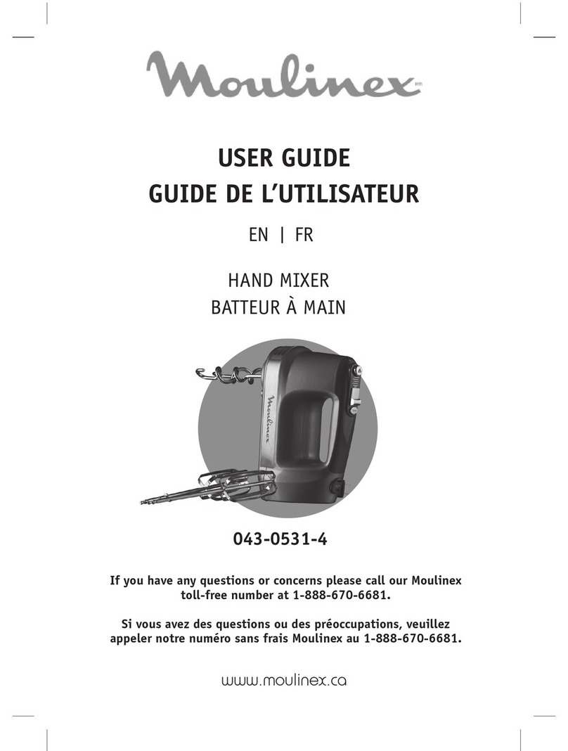 Moulinex HAND MIXER User manual