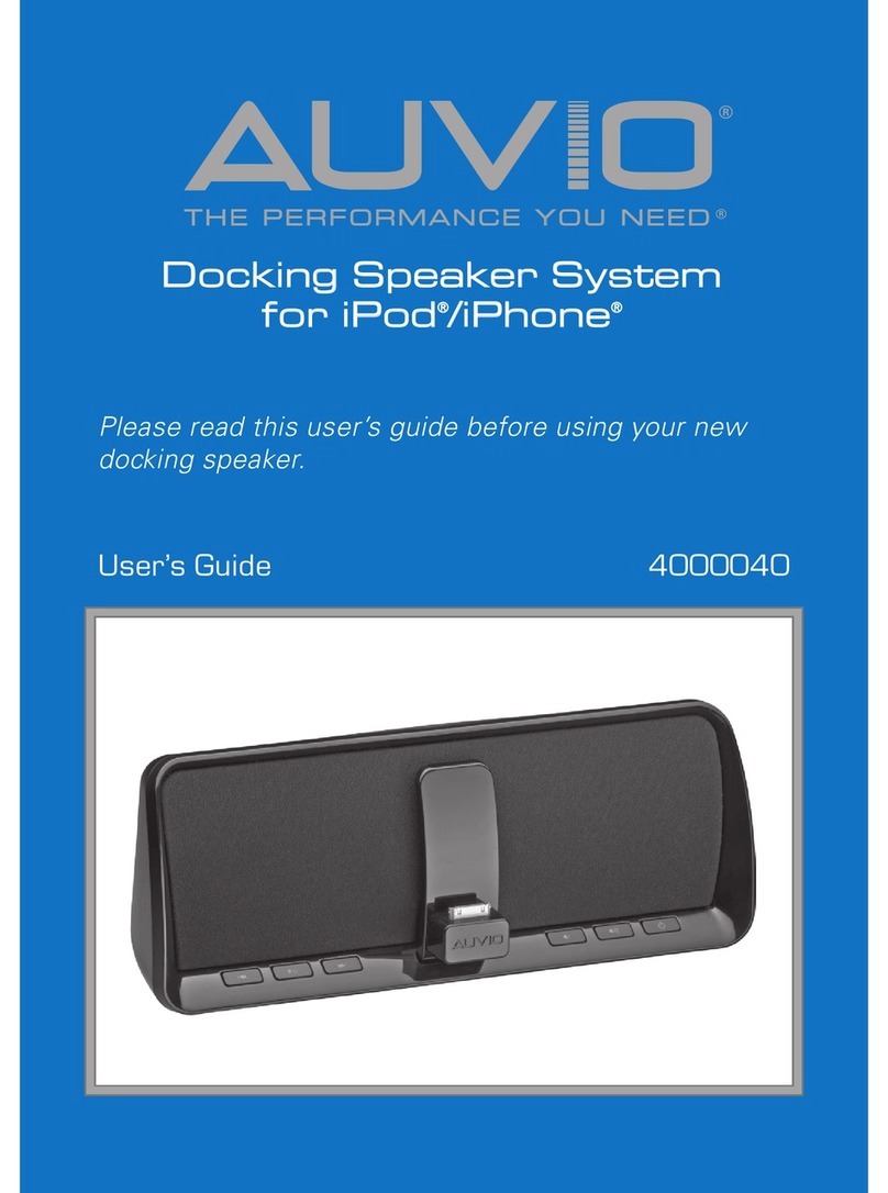 AUVIO Docking Speaker System user guide