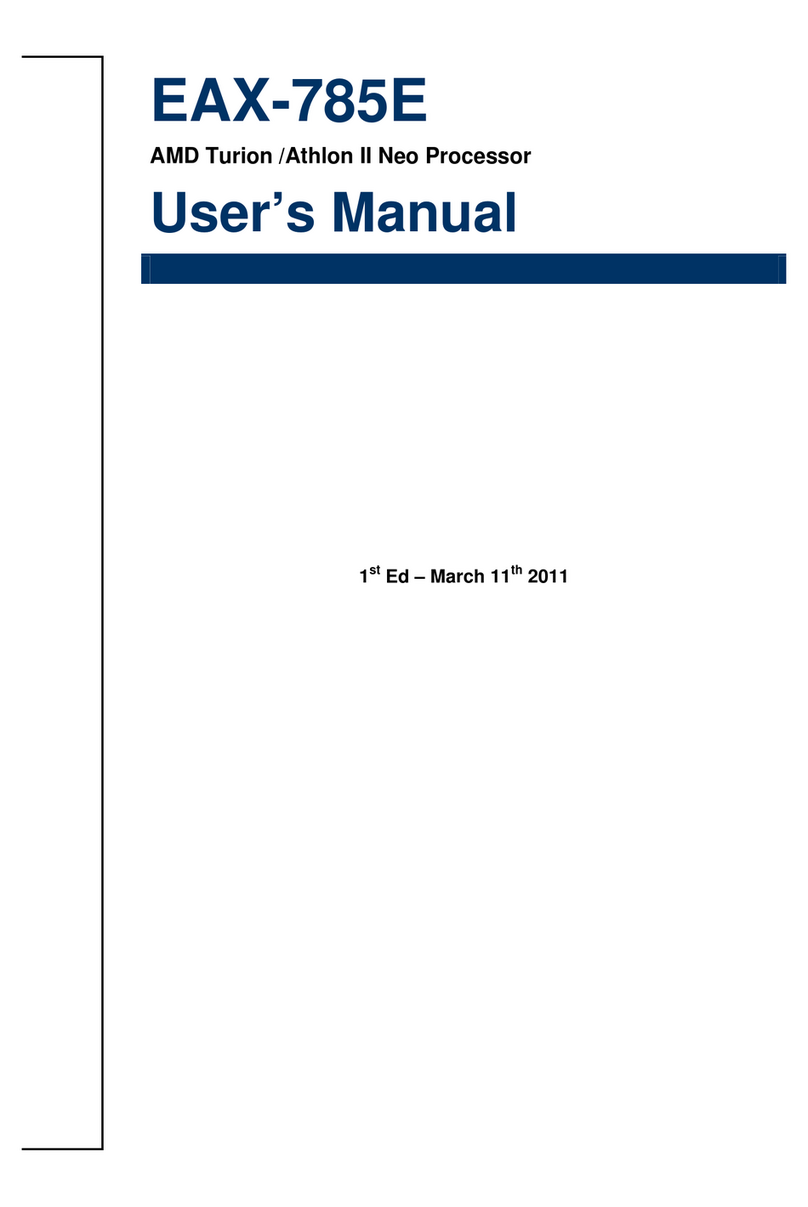 Avalue Technology EAX-785E User manual