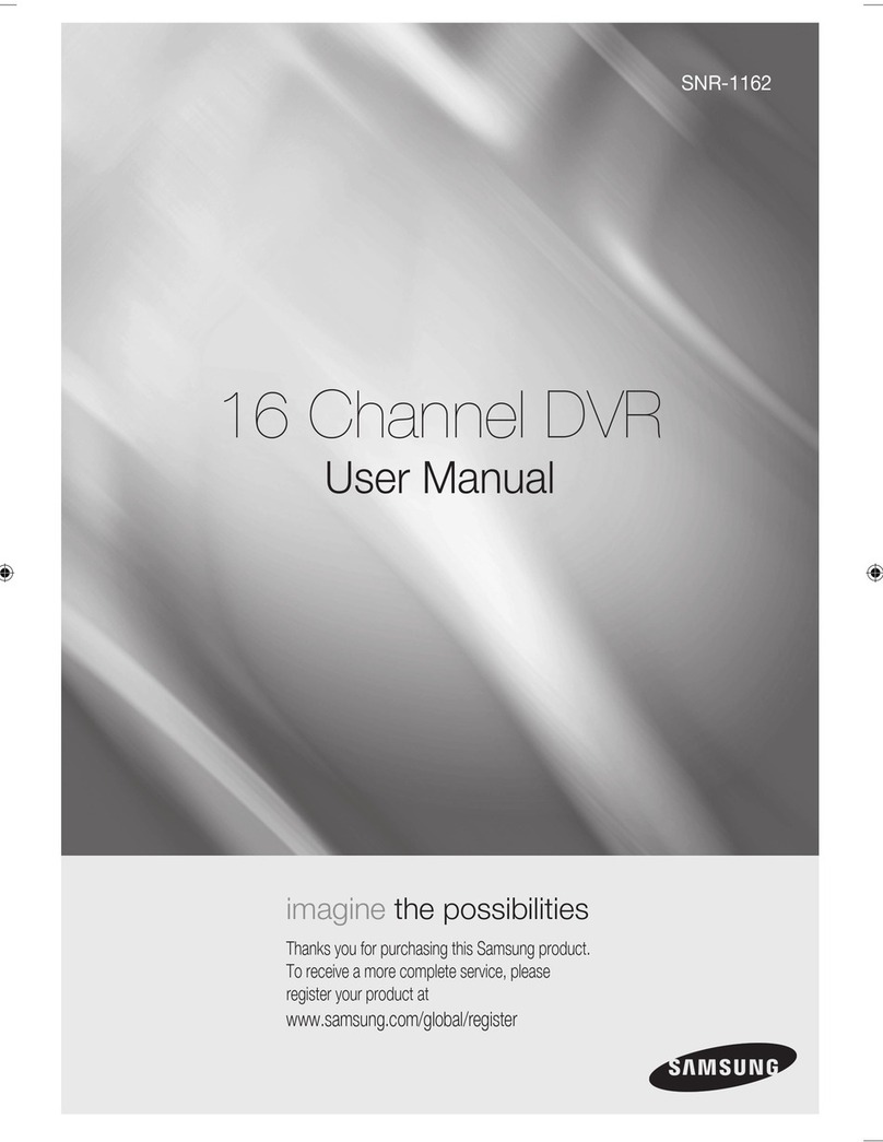Samsung SNR-1162 user manual