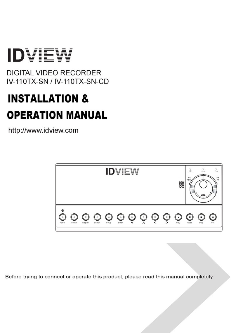 ID View IV-110TX-SN User manual