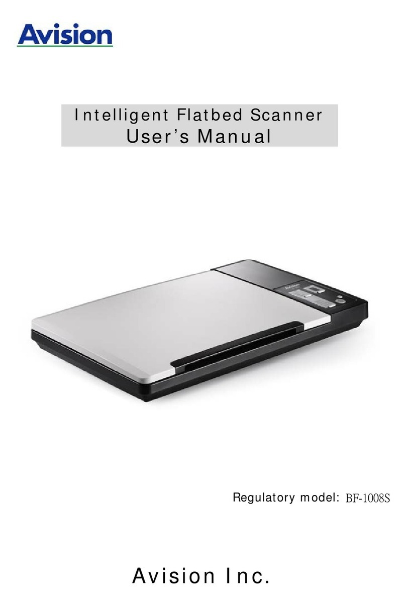 Avision BF-1008S User manual