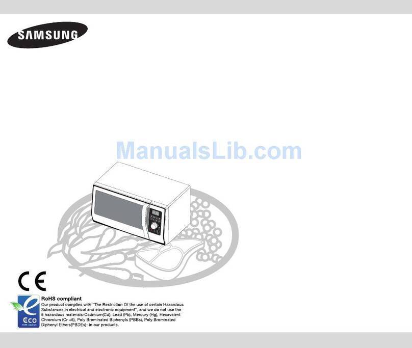 Samsung MW89AST Owner's instructions