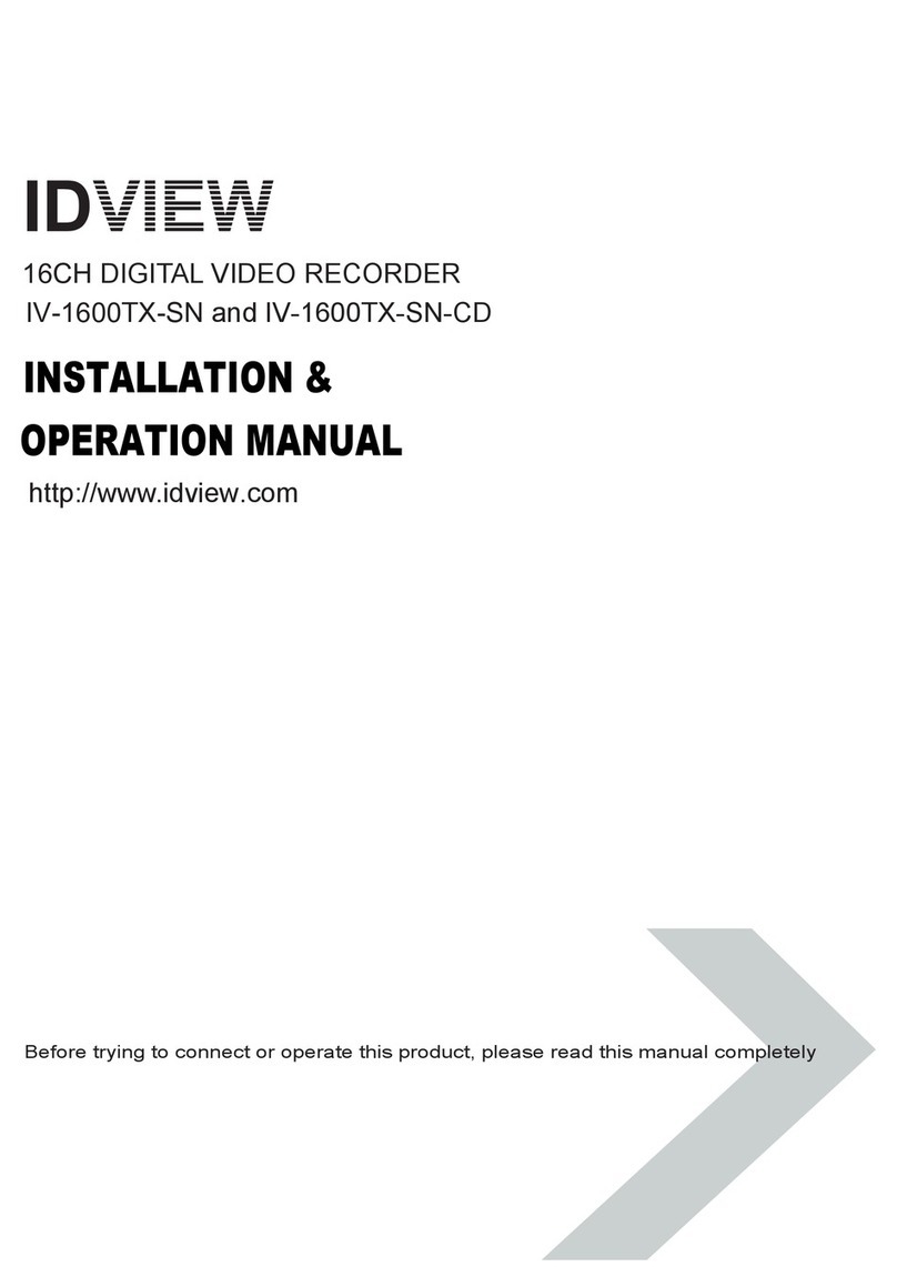 ID View IV-1600TX-SN User manual