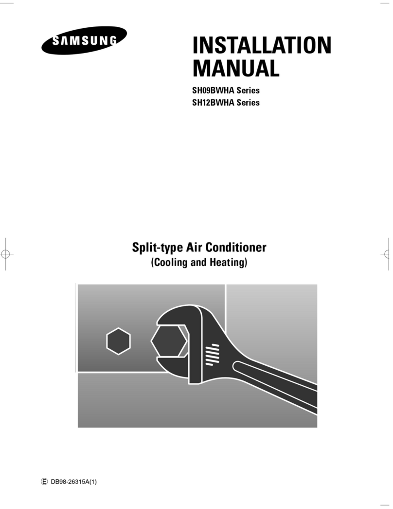 Samsung SH09BWHA Series User manual