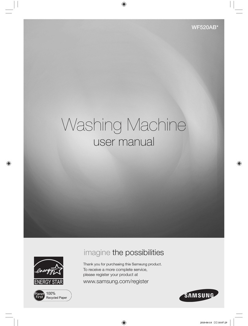 Samsung WF520AB Series user manual Samsung WF520AB Series user manual