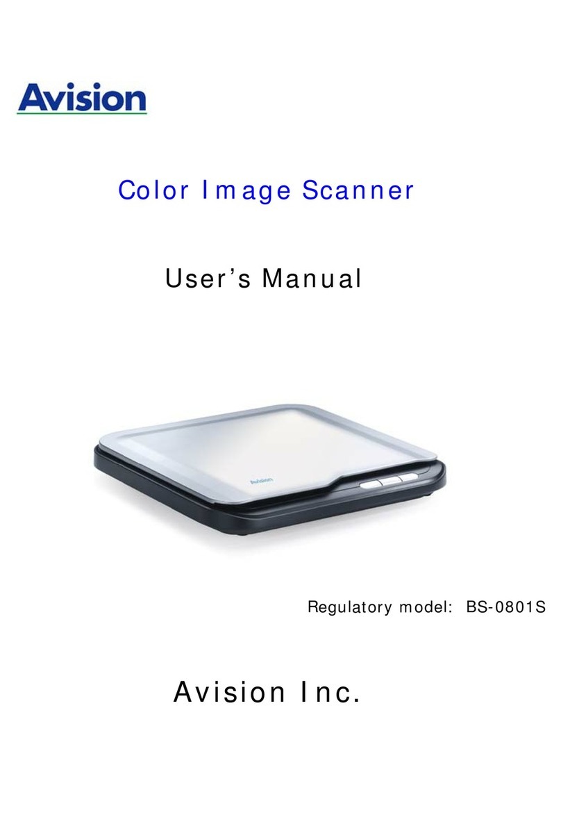 Avision BS-0801S User manual
