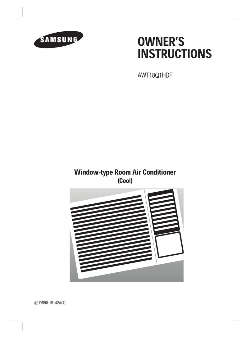 Samsung AWT18Q1HDF Owner's instructions
