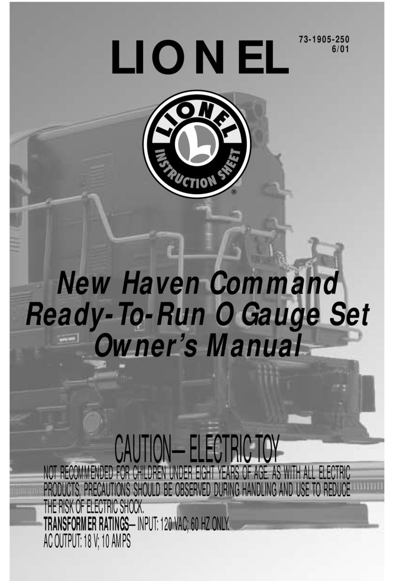 Lionel New Haven Command Ready-To-Run O Gauge Set User manual