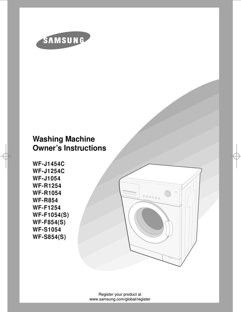 Samsung WF-F1054 User manual