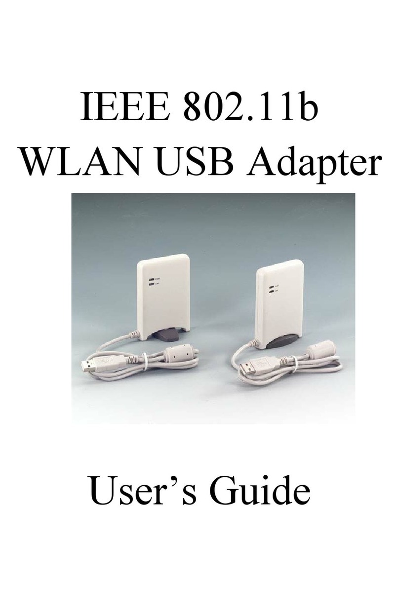 Kobian IEEE 802.11b WLAN USB Adapter user guide
