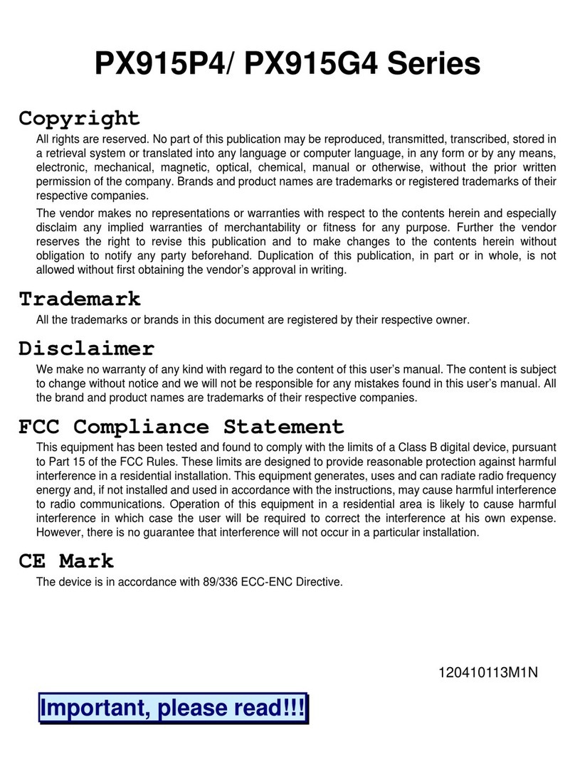 Albatron PX915P4 Series user manual