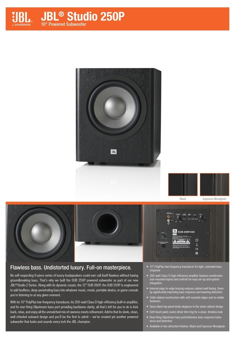 JBL Studio 250P Features & specifications