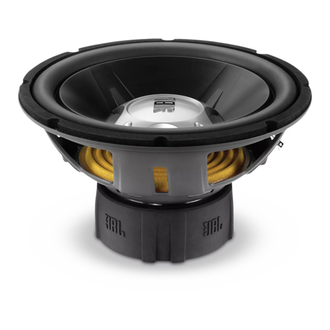 JBL GT5-12 User manual JBL GT5-12 User manual