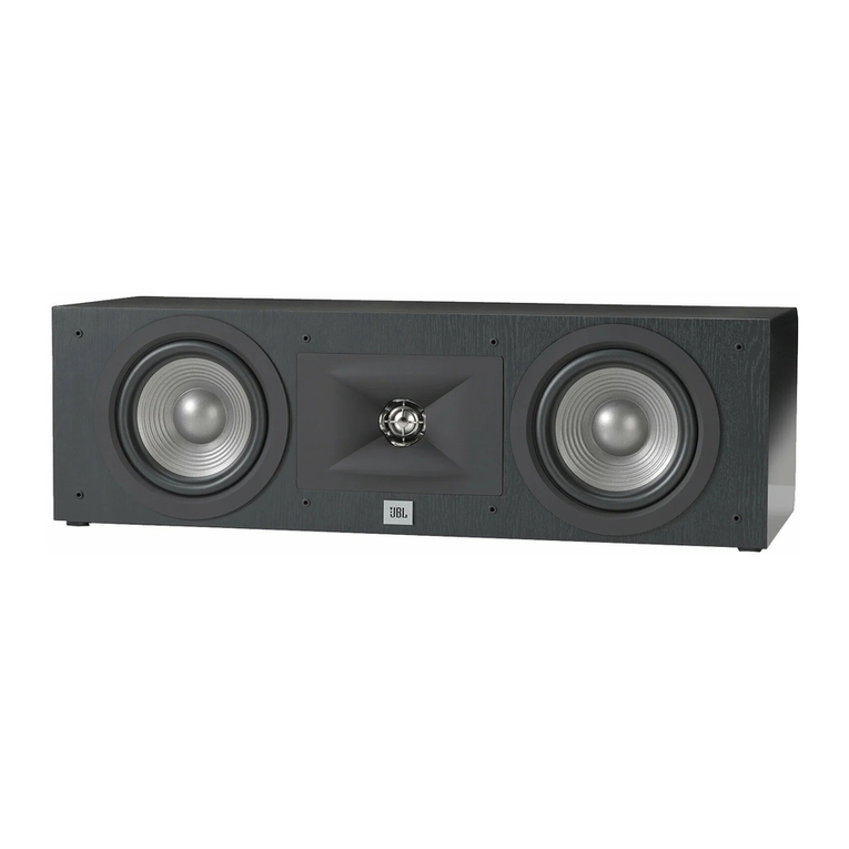 JBL Studio 235C Installation and operation manual