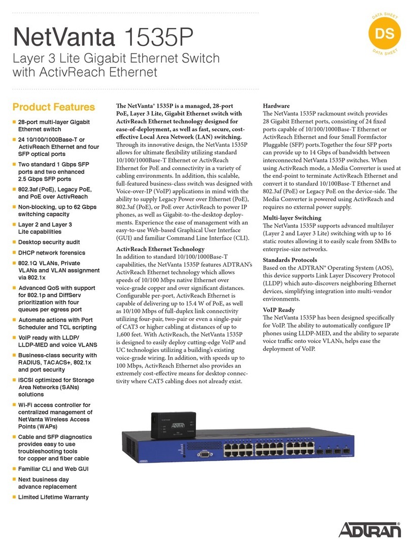 ADTRAN NetVanta 1535P Specifications