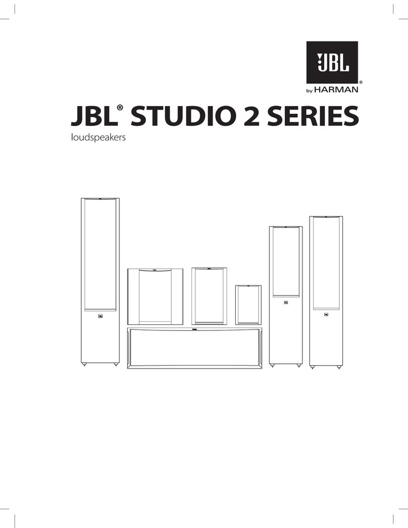 JBL Studio 2 Series User manual