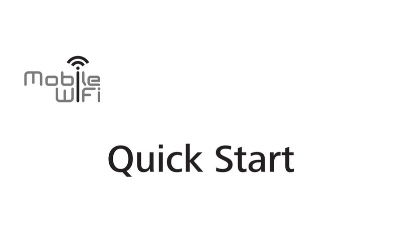 Huawei Mobile WiFi User manual