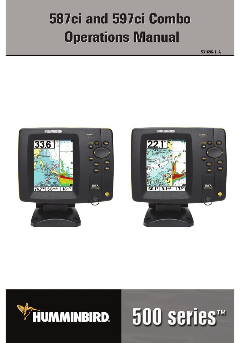 Humminbird 587ci Combo Operation manual