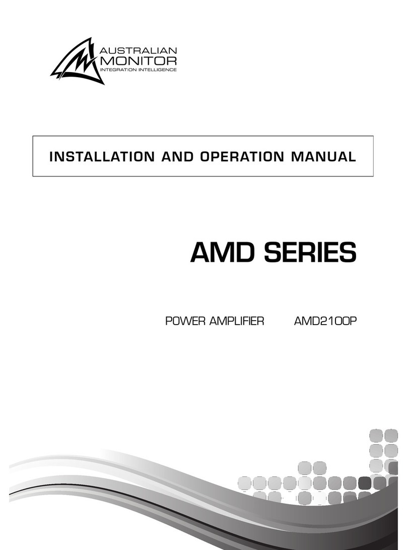 AUSTRALIAN MONITOR AMD2100P User manual