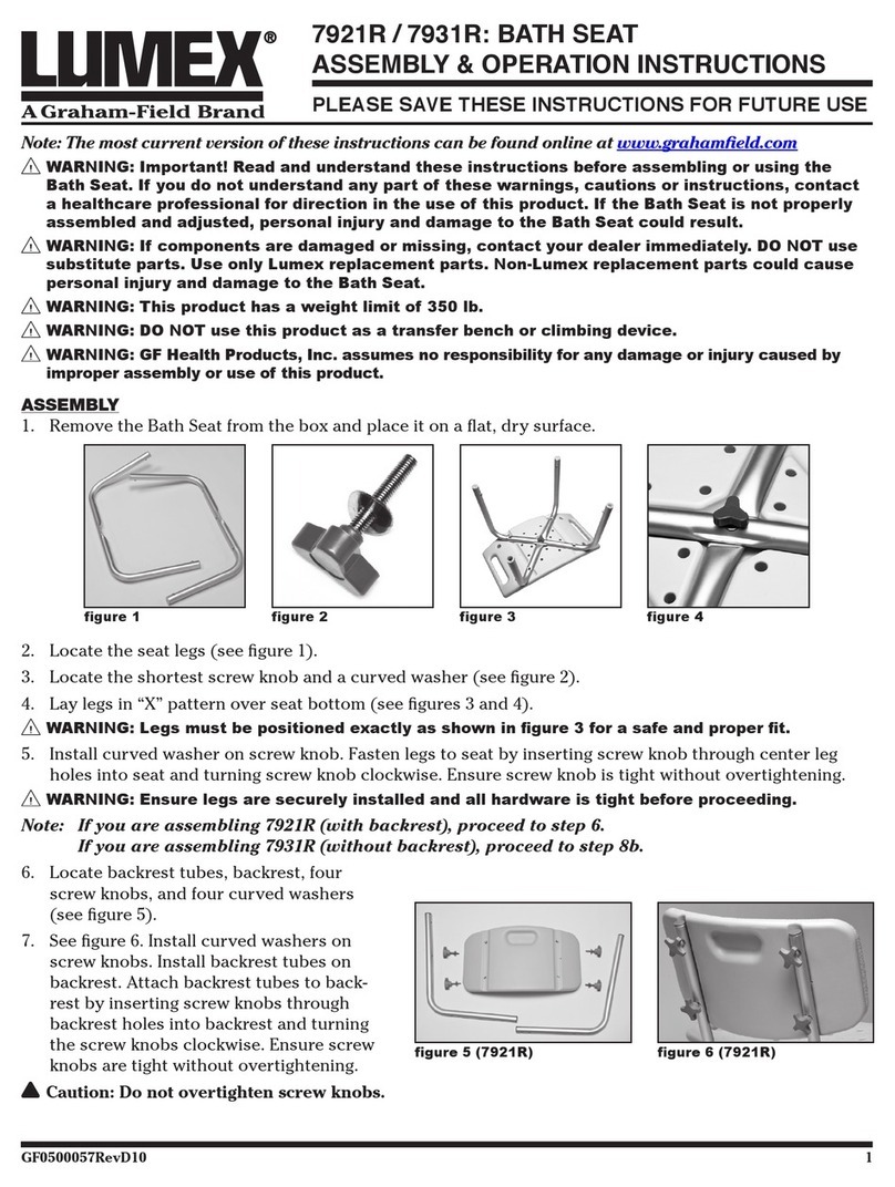 Lumex 7921R Assembly & operation instructions Lumex 7921R Assembly & operation instructions