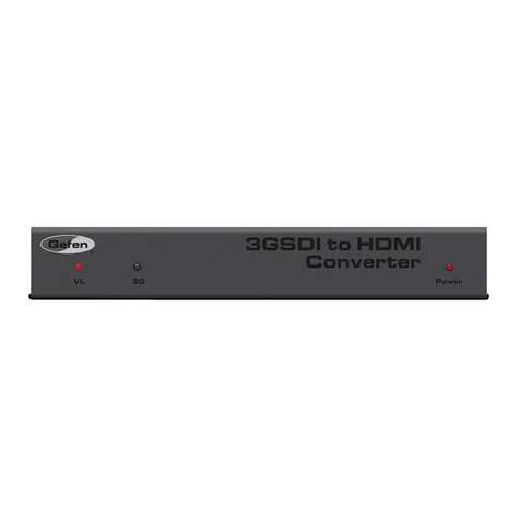 Gefen EXT-3GSDI-2-HDMI1.3 user manual