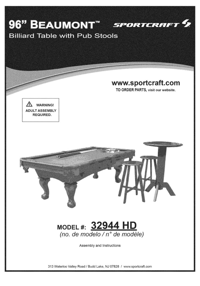 Sportcraft Beaumont 32944 HD user guide