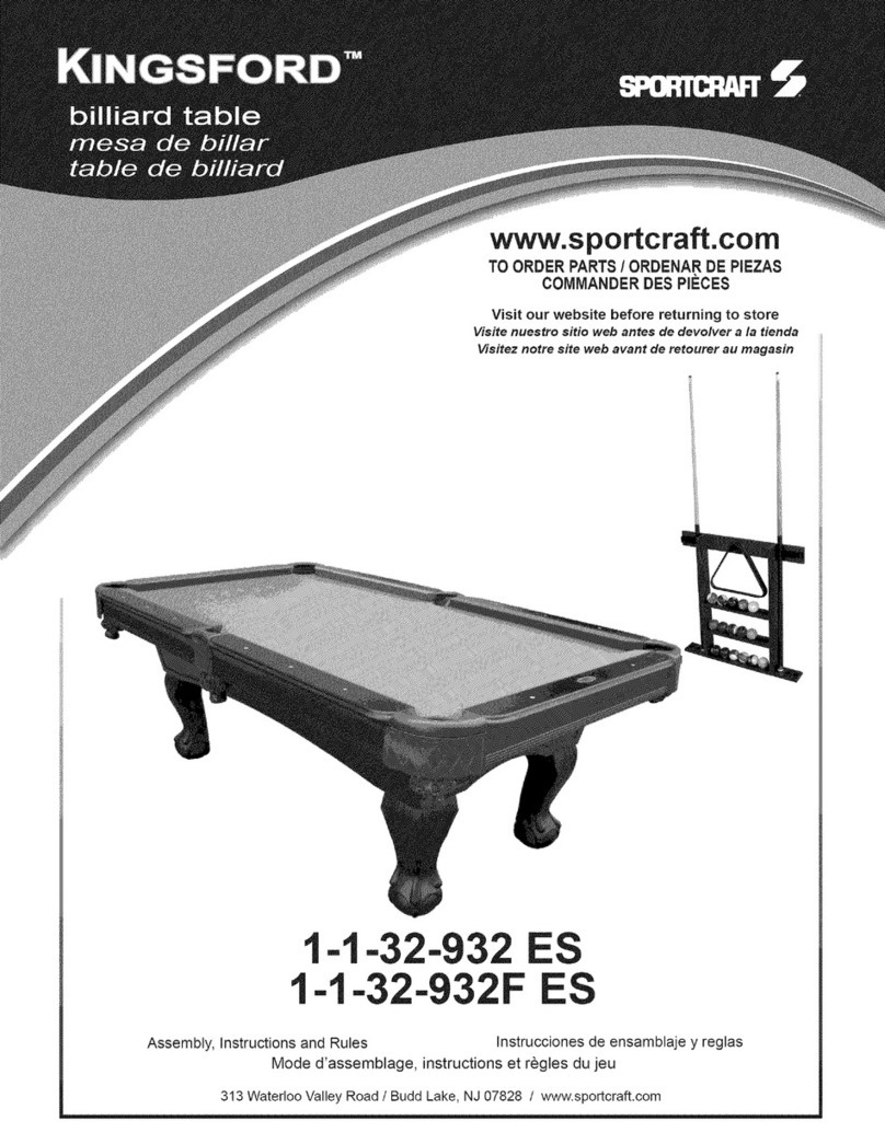 Sportcraft Kingsford 1-1-32-932 ES user guide