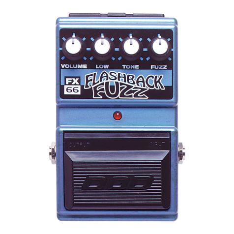 DOD FX 66 Flashback Fuzz quick guide