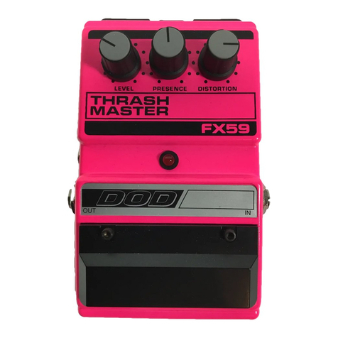 DOD FX-59 Thrash Master instruction manual