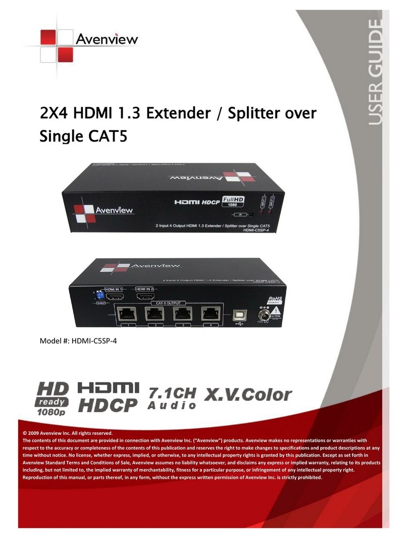 Avenview HDMI-C5SP-4 user guide
