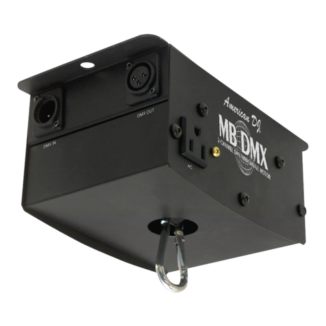 American DJ MB DMX User manual