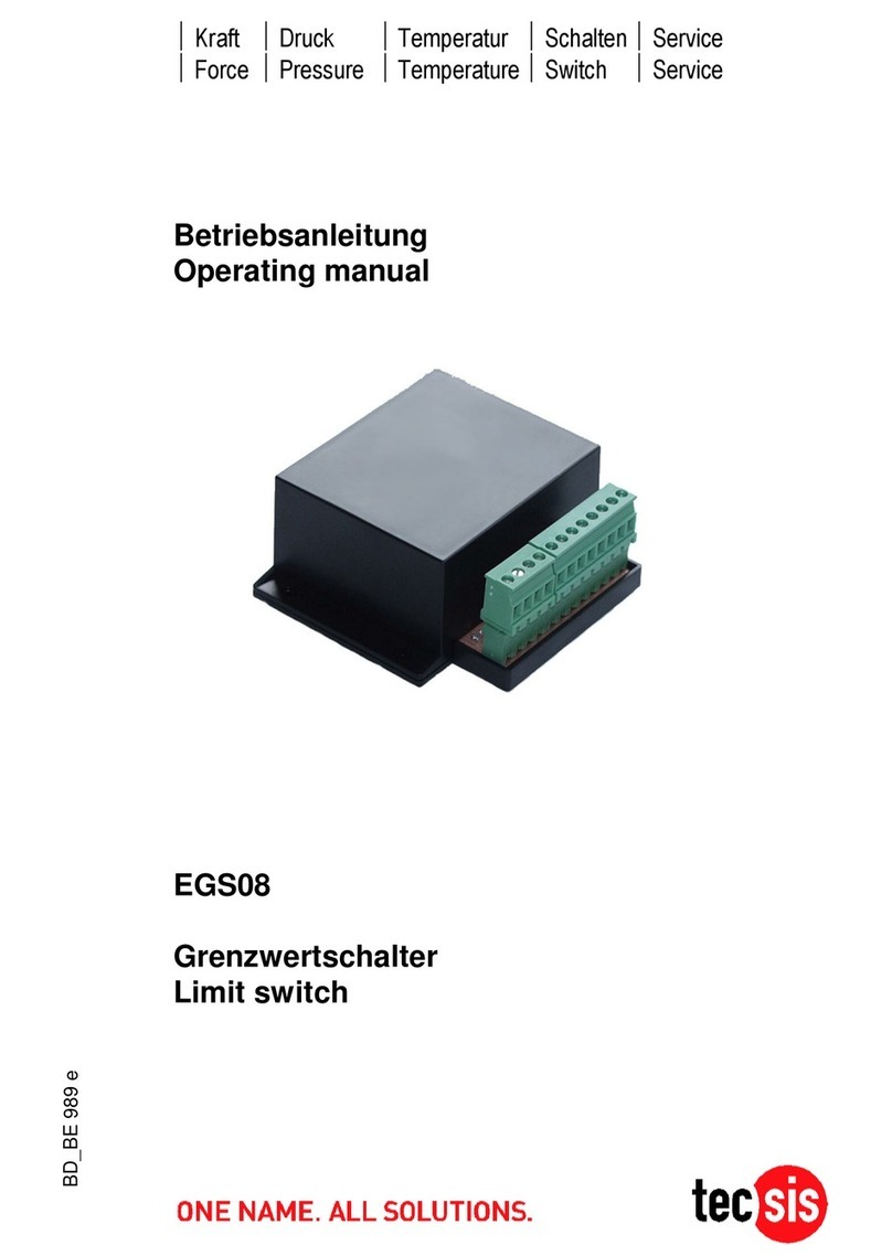 Tecsis EGS08 User manual