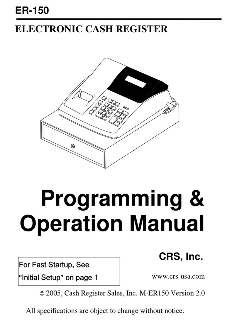 CRS ER-150 Operation manual