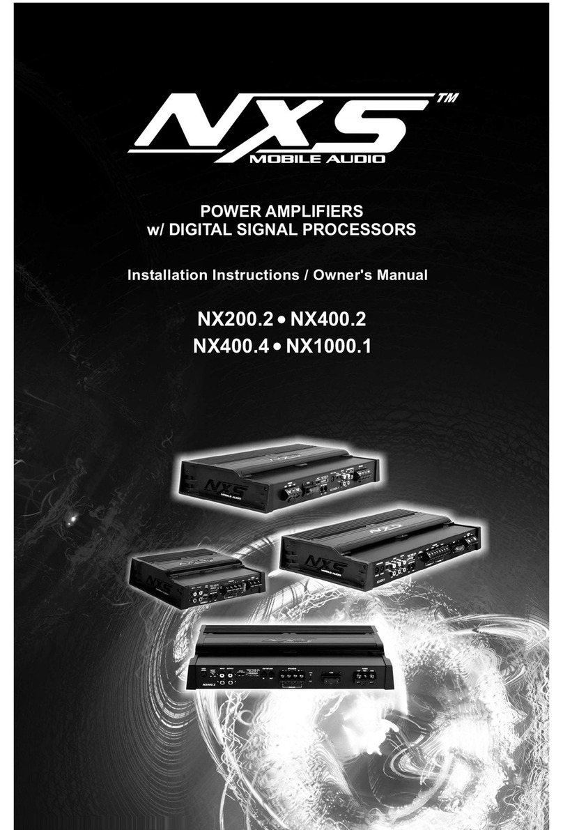 NXS NX200.2 Installation instructions & owner's manual
