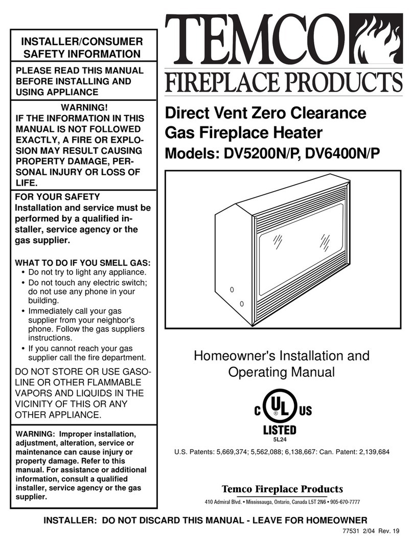 Temco DV5200N Mounting instructions