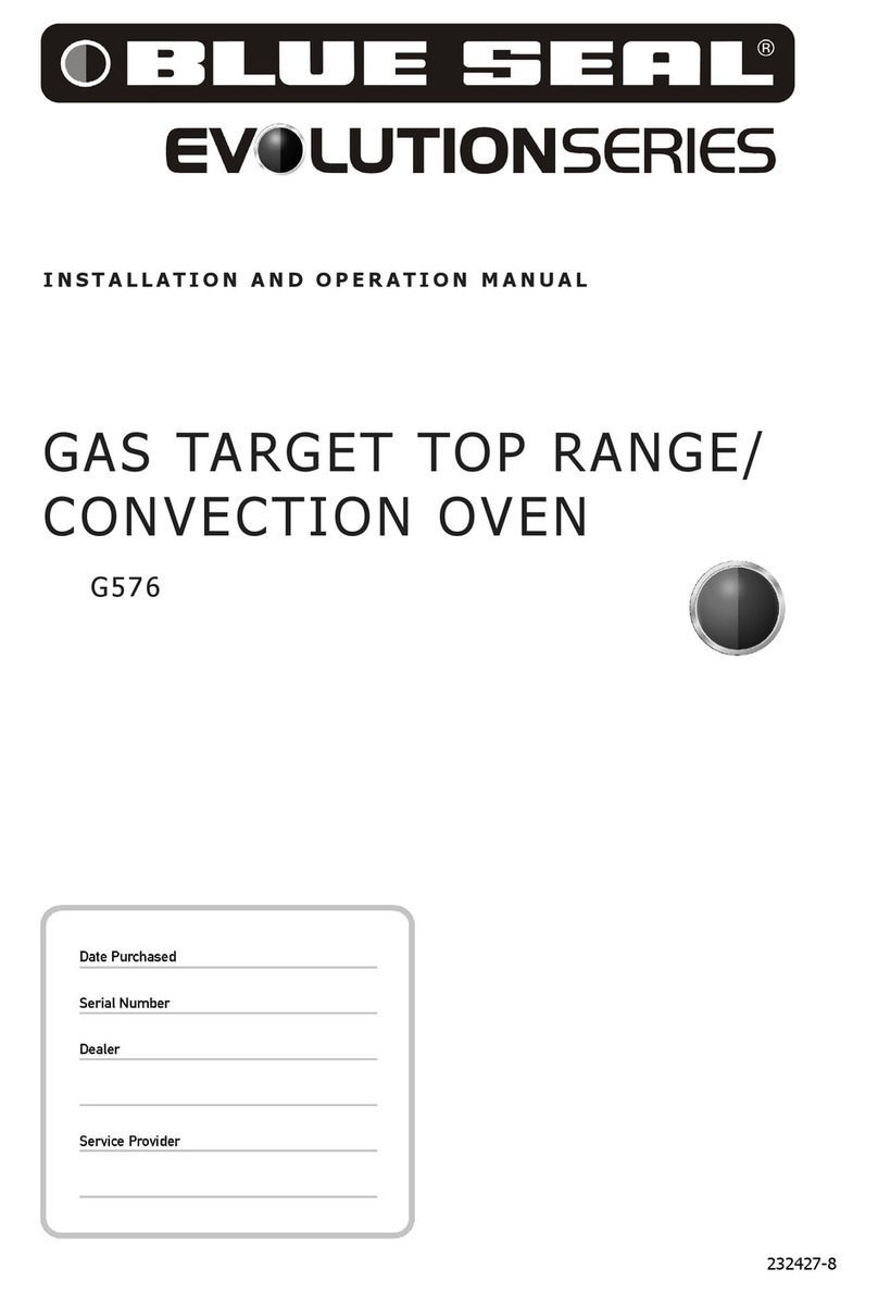 Blue Seal G576 Installation and operation manual