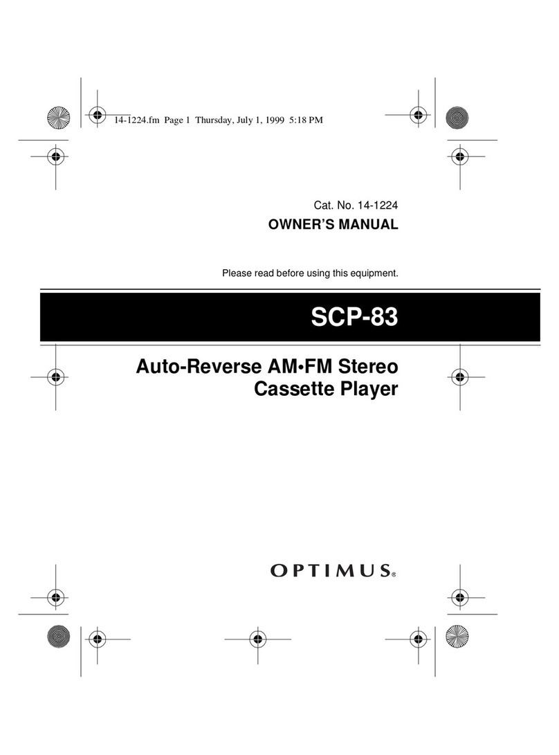 Optimus SCP-83 User manual